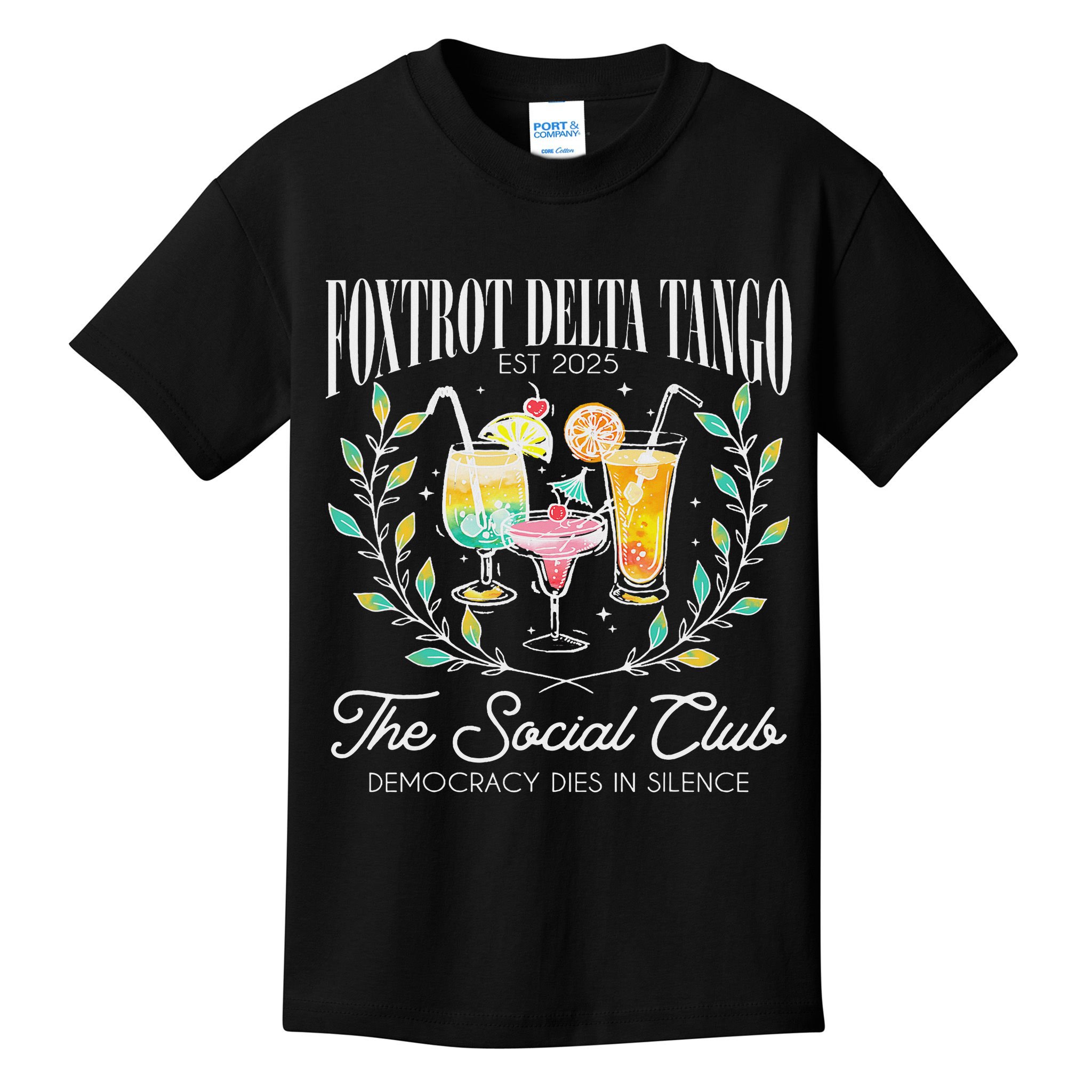 Foxtrots Deltas Tangos Retro Vintage Beach Kids T-Shirt