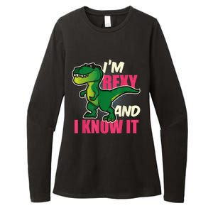 Funny Dinosaur T Rex For Children And Adults Womens CVC Long Sleeve Shirt