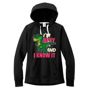 Funny Dinosaur T Rex For Children And Adults Women's Fleece Hoodie