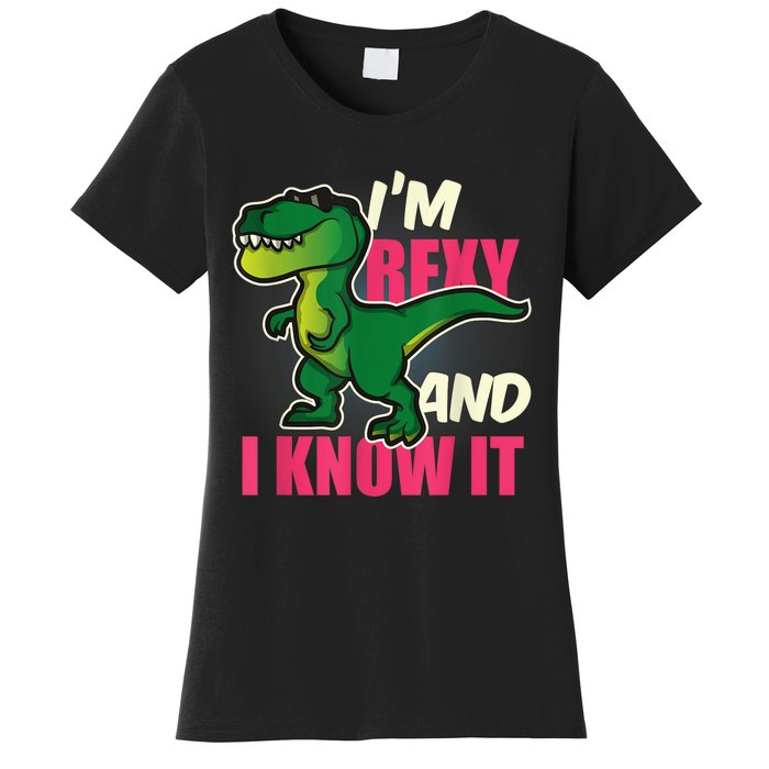 Funny Dinosaur T Rex For Children And Adults Women's T-Shirt