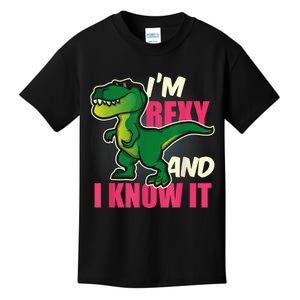 Funny Dinosaur T Rex For Children And Adults Kids T-Shirt