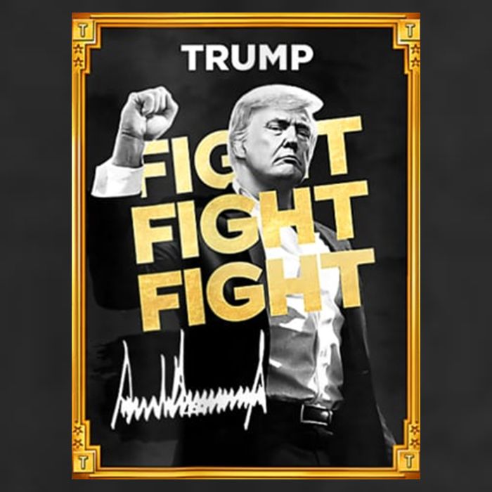 Fight Donald Trump Meme Coin Crypto President 7 Panel Mesh Trucker Snapback Hat