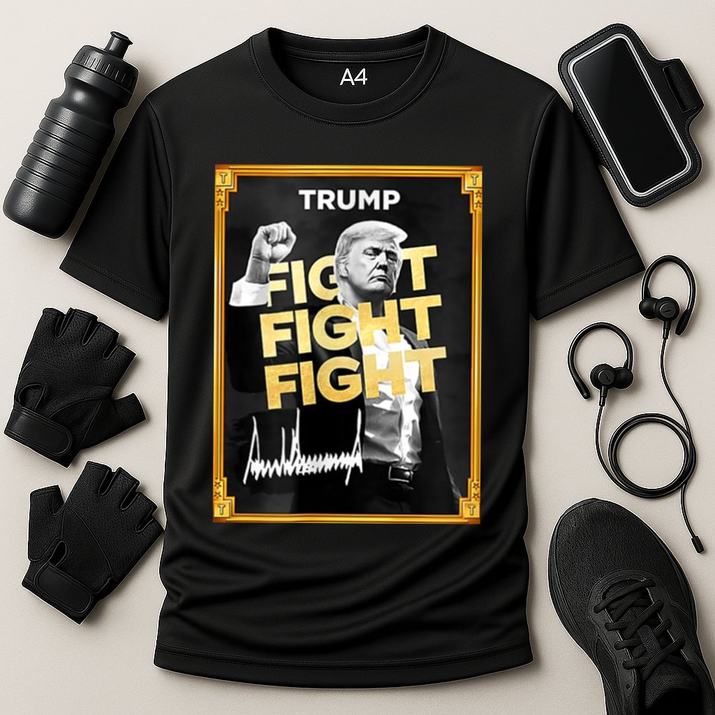 Fight Donald Trump Meme Coin Crypto President Cooling Performance Crew T-Shirt
