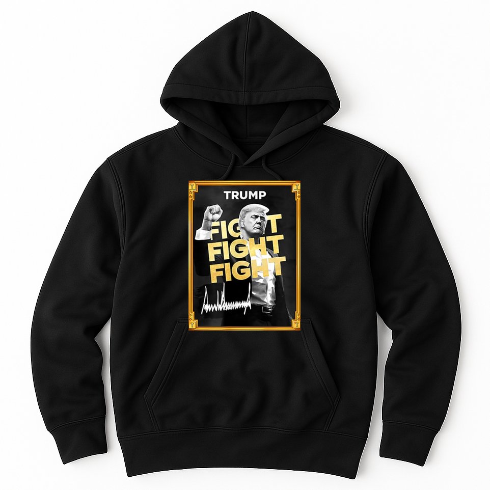 Fight Donald Trump Meme Coin Crypto President Hoodie