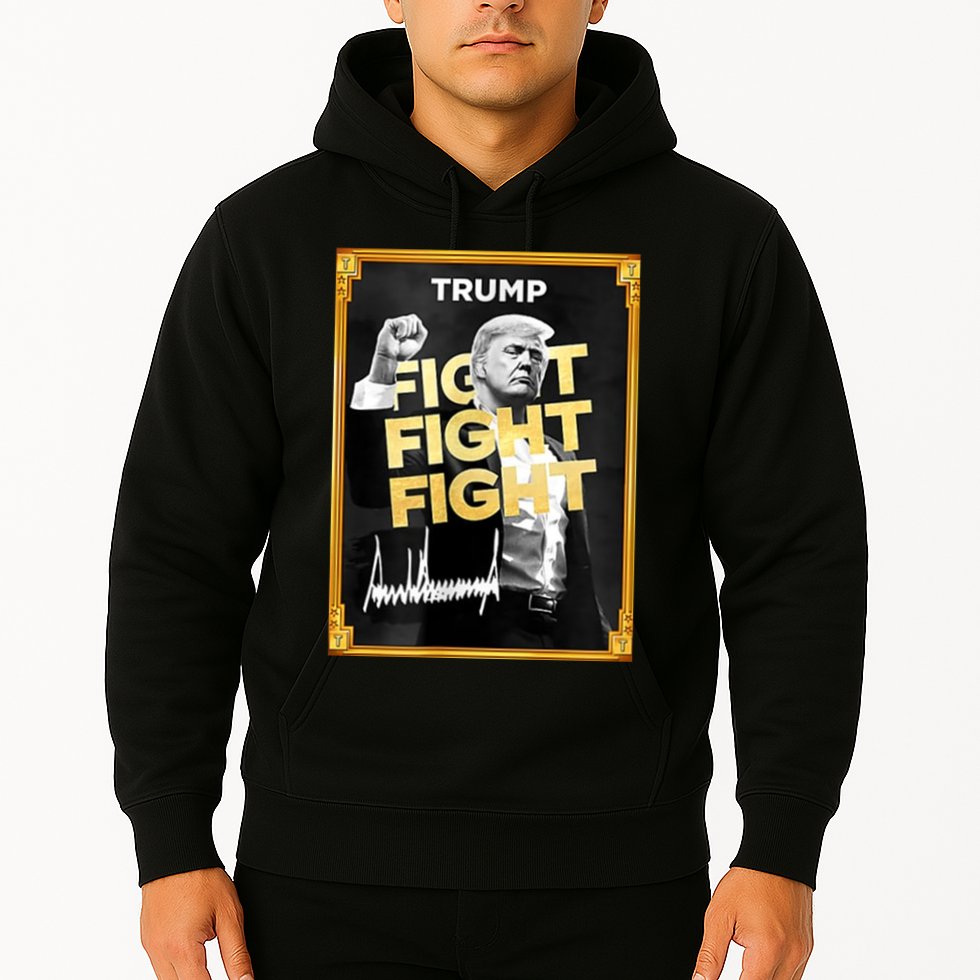Fight Donald Trump Meme Coin Crypto President Hoodie