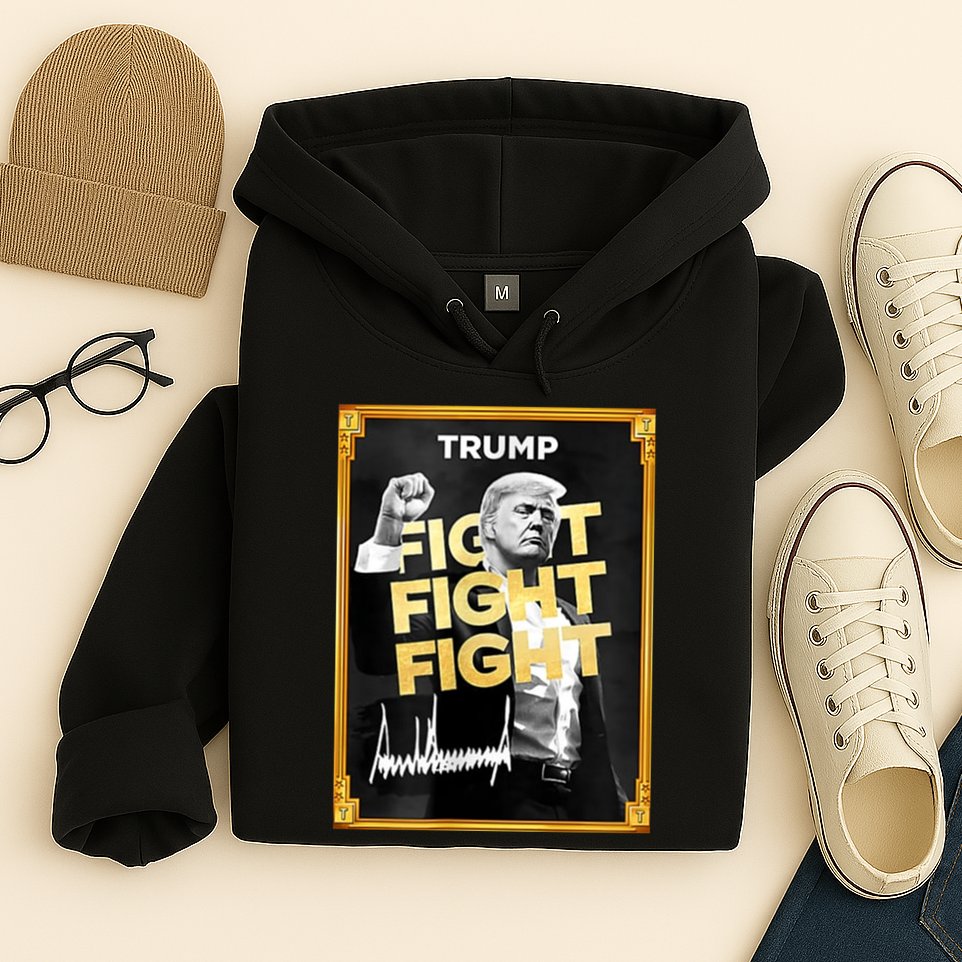 Fight Donald Trump Meme Coin Crypto President Hoodie