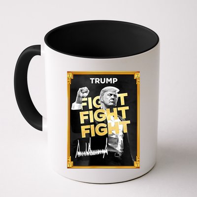 Fight Donald Trump Meme Coin Crypto President Mug