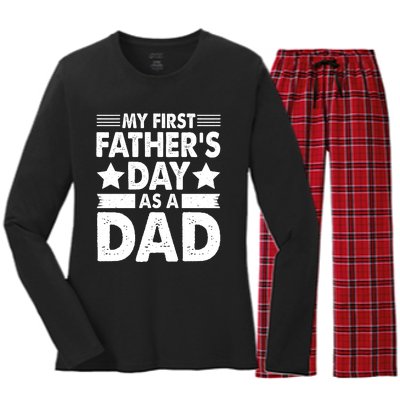 Father's Day T Women's Long Sleeve Flannel Pajama Set 