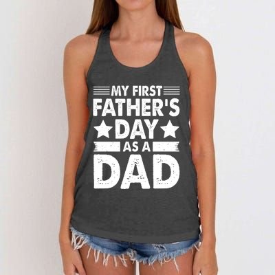 Father's Day T Women's Knotted Racerback Tank