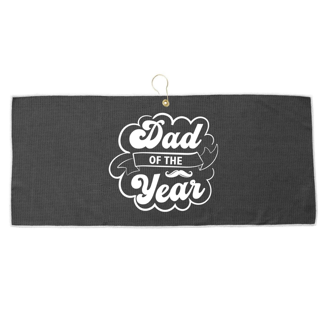 Father's Day T , Dad T Large Microfiber Waffle Golf Towel