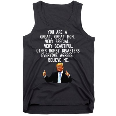 Funny Donald Trump Mother's Day Gag Gift Conservative Mom Tank Top