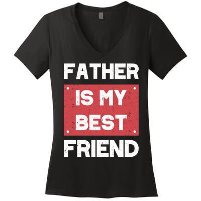 Fathers Day T Women's V-Neck T-Shirt