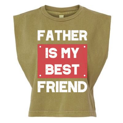 Fathers Day T Garment-Dyed Women's Muscle Tee