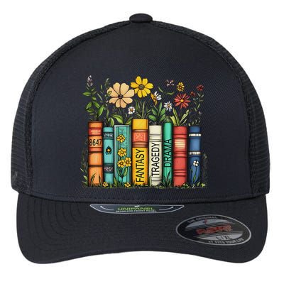 Fantasy Drama Tragedy Book Floral Subtle Anti Trump Flexfit Unipanel Trucker Cap