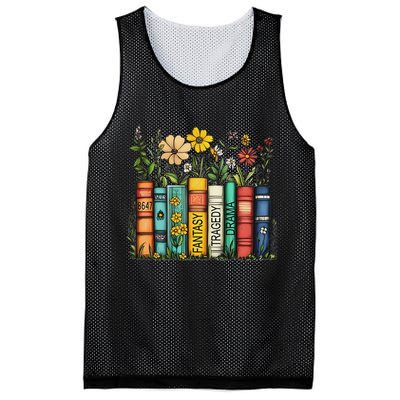 Fantasy Drama Tragedy Book Floral Subtle Anti Trump Mesh Reversible Basketball Jersey Tank