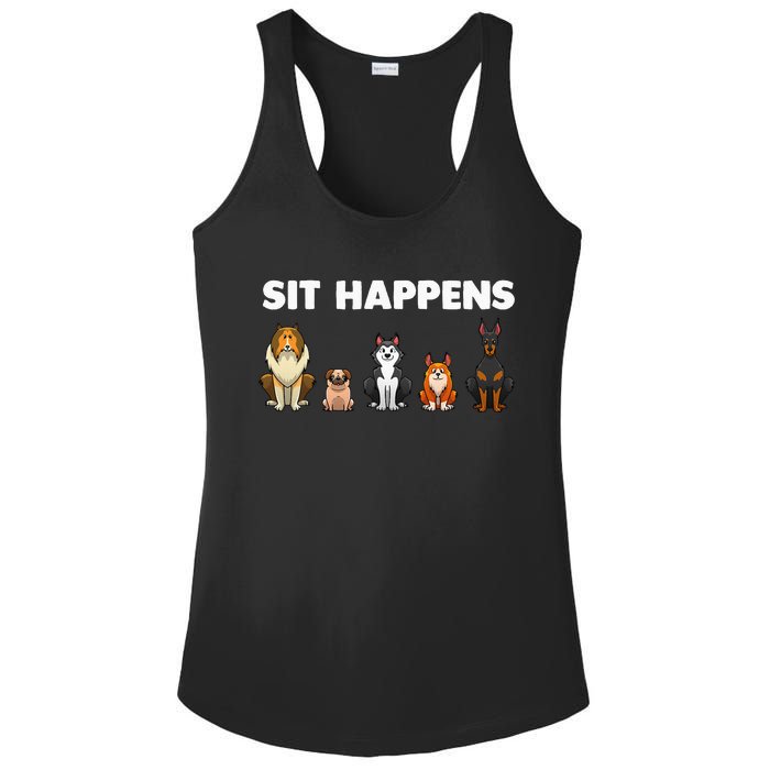 Funny Dog Training Art For  Dog Lover Puppy Pet Ladies PosiCharge Competitor Racerback Tank