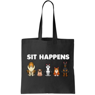 Funny Dog Training Art For  Dog Lover Puppy Pet Tote Bag