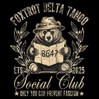 Foxtrot Delta Tango Social Club Only You Can Prevent 16 in Basic Backpack