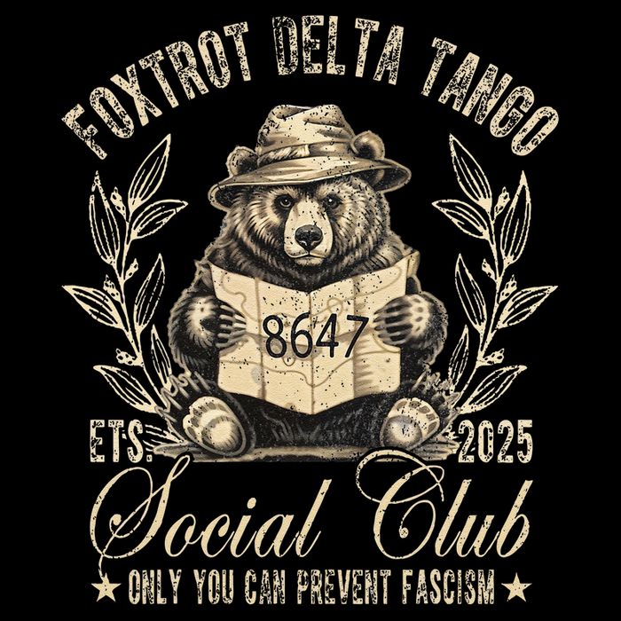 Foxtrot Delta Tango Social Club Only You Can Prevent 16 in Basic Backpack