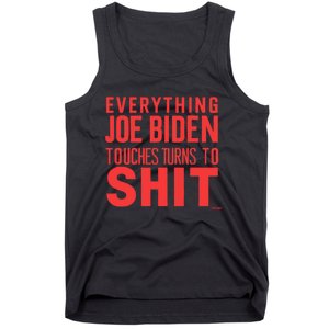 Funny Donald Trump 2024 Everything Joe Biden Touches Tank Top