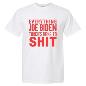 Funny Donald Trump 2024 Everything Joe Biden Touches Garment-Dyed Heavyweight T-Shirt