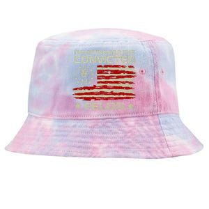 Funny Donald Trump 2024 IM Voting For The Convicted Felon Tie-Dyed Bucket Hat