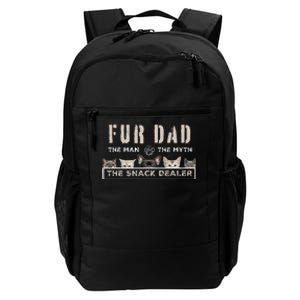 Fur Dad The Man The Myth Funny Dog Cat Father's Day Daily Commute Backpack