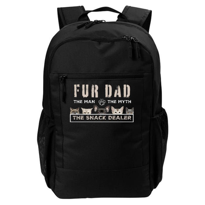 Fur Dad The Man The Myth Funny Dog Cat Father's Day Daily Commute Backpack