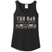 Fur Dad The Man The Myth Funny Dog Cat Father's Day Ladies Essential Tank