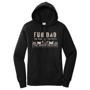 Fur Dad The Man The Myth Funny Dog Cat Father's Day Women's Pullover Hoodie