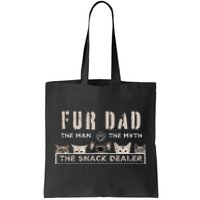 Fur Dad The Man The Myth Funny Dog Cat Father's Day Tote Bag