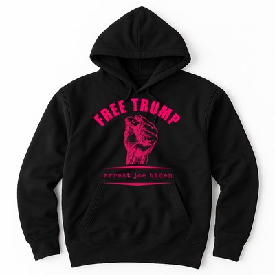 Free Donald Trump MAGA Conservative Hoodie