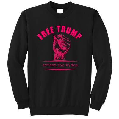 Free Donald Trump MAGA Conservative Sweatshirt