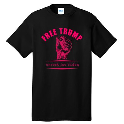 Free Donald Trump MAGA Conservative Tall T-Shirt