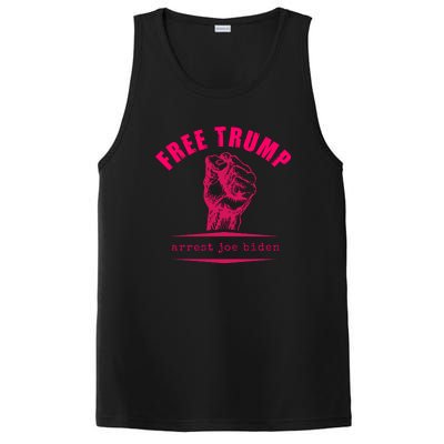 Free Donald Trump MAGA Conservative PosiCharge Competitor Tank