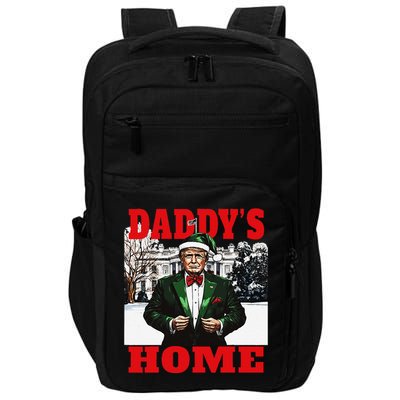 Funny Donald Trump DaddyS Home White House Christmas Humor Impact Tech Backpack