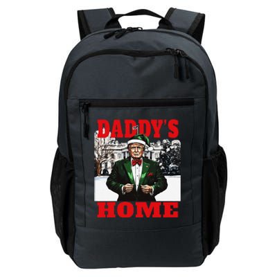 Funny Donald Trump DaddyS Home White House Christmas Humor Daily Commute Backpack