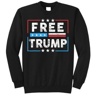 Free Donald Trump Republican Support Sweatshirt