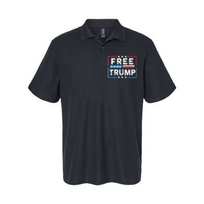 Free Donald Trump Republican Support Softstyle Adult Sport Polo