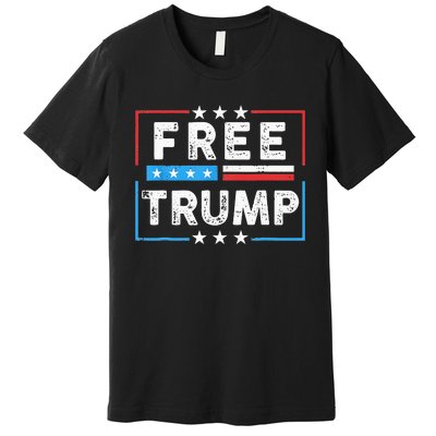 Free Donald Trump Republican Support Premium T-Shirt