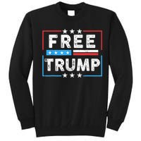 Free Donald Trump Republican Support Tall Sweatshirt