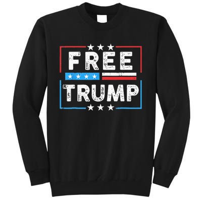 Free Donald Trump Republican Support Tall Sweatshirt