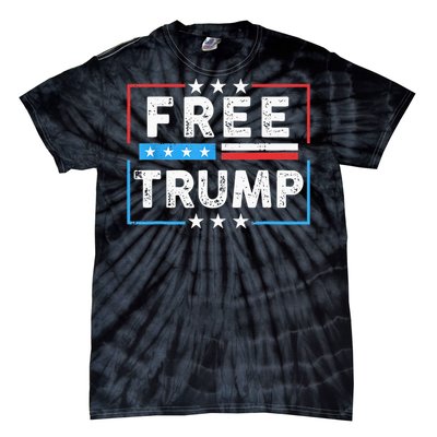 Free Donald Trump Republican Support Tie-Dye T-Shirt