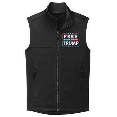 Free Donald Trump Republican Support Collective Smooth Fleece Vest