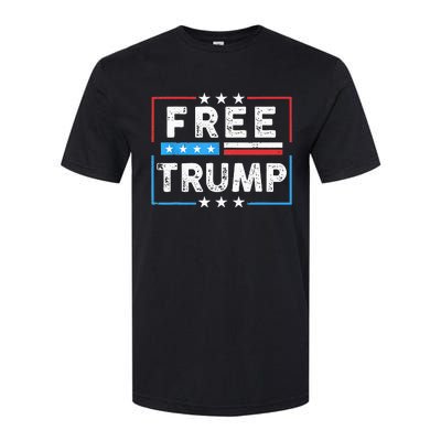 Free Donald Trump Republican Support Softstyle CVC T-Shirt