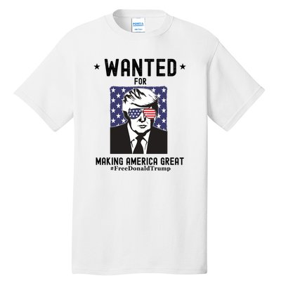 Free Donald Trump MAGA Conservative Republican Tall T-Shirt