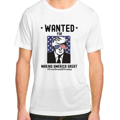 Free Donald Trump MAGA Conservative Republican Adult ChromaSoft Performance T-Shirt