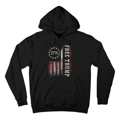 Free Donald Trump Republican Support Pro Trump Hoodie