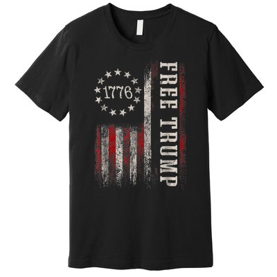 Free Donald Trump Republican Support Pro Trump Premium T-Shirt