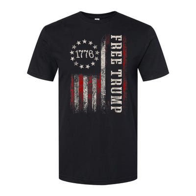 Free Donald Trump Republican Support Pro Trump Softstyle® CVC T-Shirt